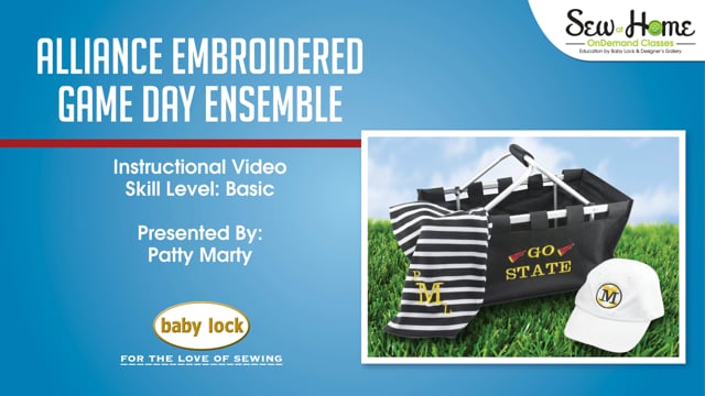 Project: Alliance Embroidered Game Day Ensemble