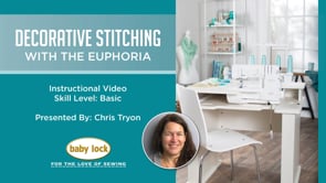 Decorative Stitching with the Euphoria