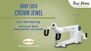 Crown Jewel - Let's Start Sewing