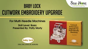 Cutwork Embroidery Upgrade for Multi-Needle Machines