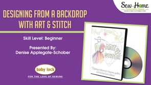 Designing from a Backdrop with Art and Stitch