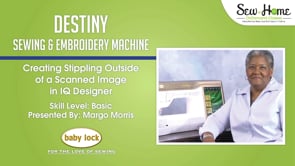 Destiny - Creating Stippling Outside of a Scanned Image in IQ Designer