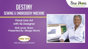 Destiny - Floral Line Art with IQ Designer