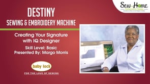 Destiny - Creating your signature with IQ Designer