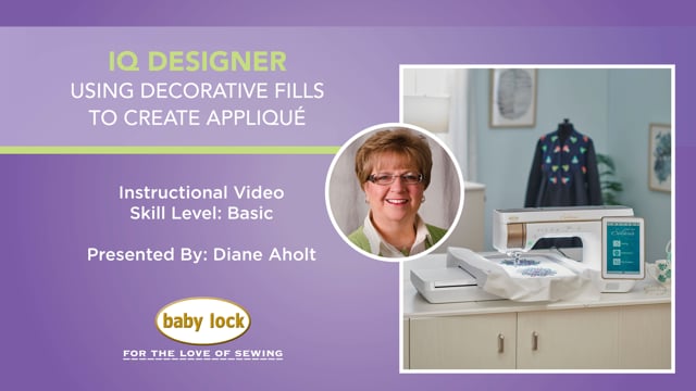 IQ Designer - Using Decorative Fills to Create Appliqué - Solaris