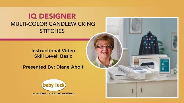 IQ Designer - Multi-Color Candlewicking Stitches - Solaris