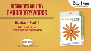 EmbroideryWorks Basics - Part 1