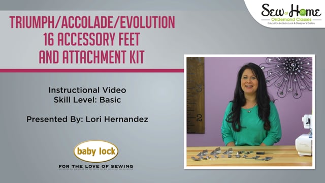 Evolution - 16 Serger Accessory Feet and Attachment Kit