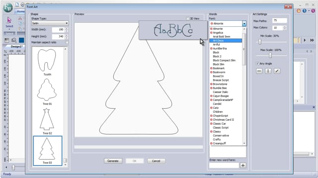 FontWorks - Creating Font Art