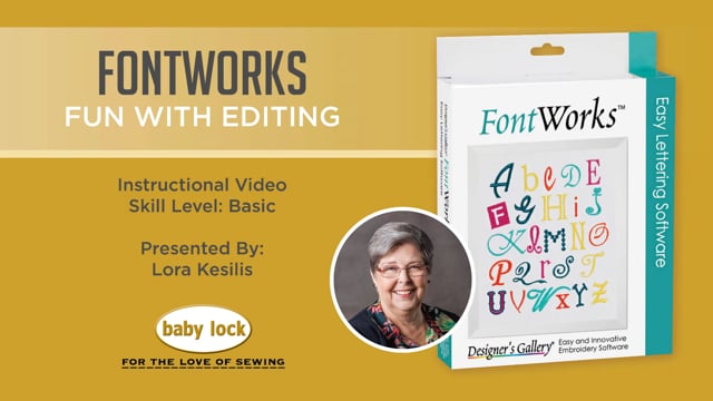 FontWorks - Fun with Editing