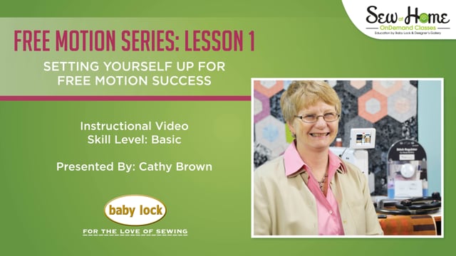 Free Motion Series - Lesson 1: Setting Yourself Up for Free Motion Success