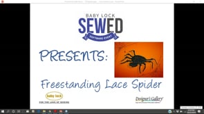 Creator Level 1 Webinar - Freestanding Lace Spider