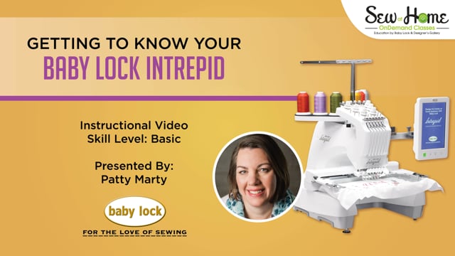 Getting to Know Your Baby Lock Intrepid