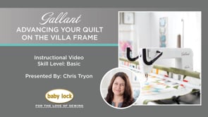 Gallant - Advancing Your Quilt