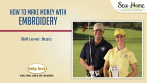 How to Make Money with Embroidery Video