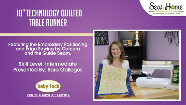 Project: IQ Technology Quilted Table Runner