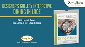 Interactive Embroidery - Dining In Lace