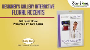 Interactive Embroidery - Floral Accents