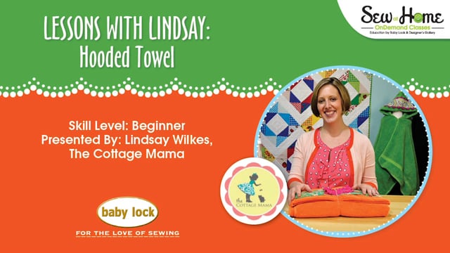Lessons With Lindsay - Hooded Towel