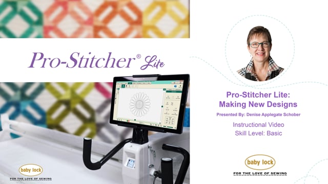 Make New Designs from the Library with Pro-Stitcher Lite