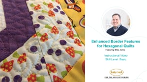 Enhanced Border Features for Hexagonal Quilts on the Solaris 2