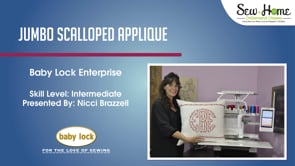Project: Enterprise Jumbo Scalloped Applique