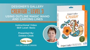 Creator Level 3 - Using Outline Magic Wand and Carving Lines