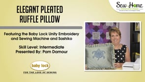 Project: Elegant Pleated Ruffle Pillow