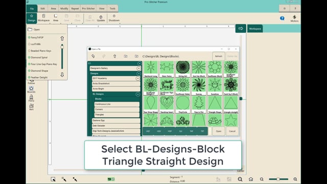 Pro-Stitcher Webinar 4 - Playing with Triangles with Pro-Stitcher Premium