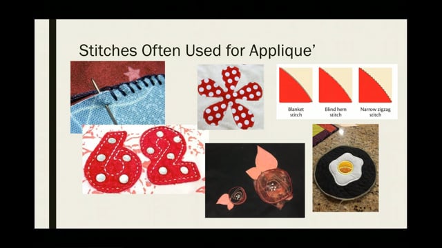 Pro-Stitcher Webinar 6 - Raw Edge Appliqué with Pro-Stitcher