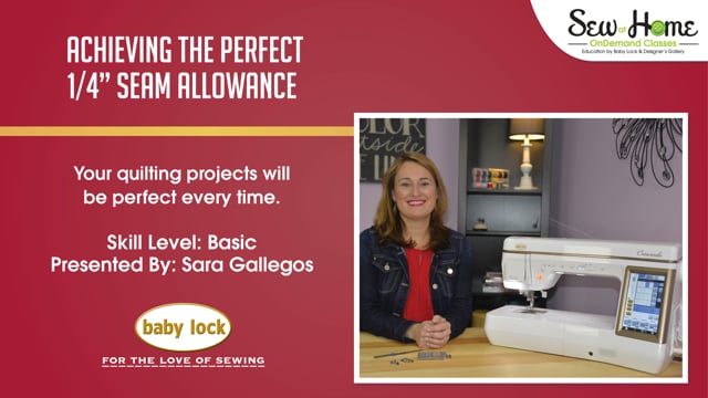 Achieving the Perfect 1/4 Inch Seam Allowance