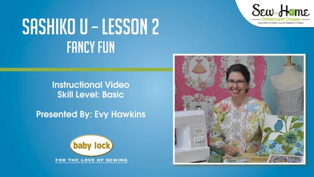 Sashiko U - Lesson 2 Fancy Fun