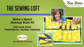 Make a Quick Makeup Brush Kit with The Sewing Loft