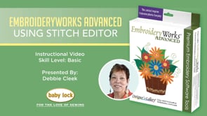 EmbroideryWorks Advanced - Using Stitch Editor