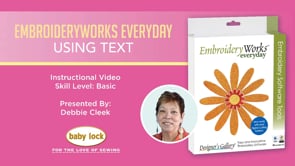 EmbroideryWorks Everyday - Using Text