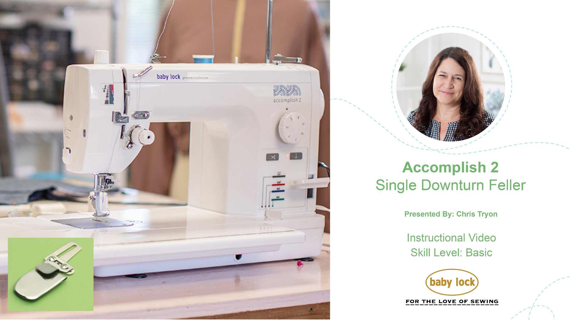 Baby Lock 2 Single Downturn Feller