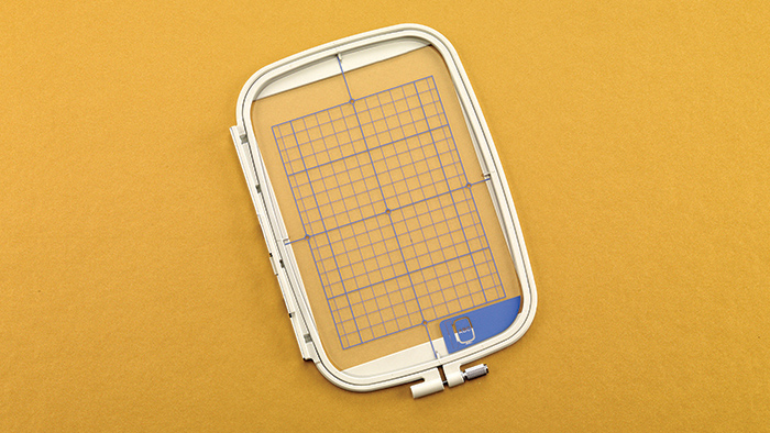 Embroidery Hoop and Grid (5" x 7")