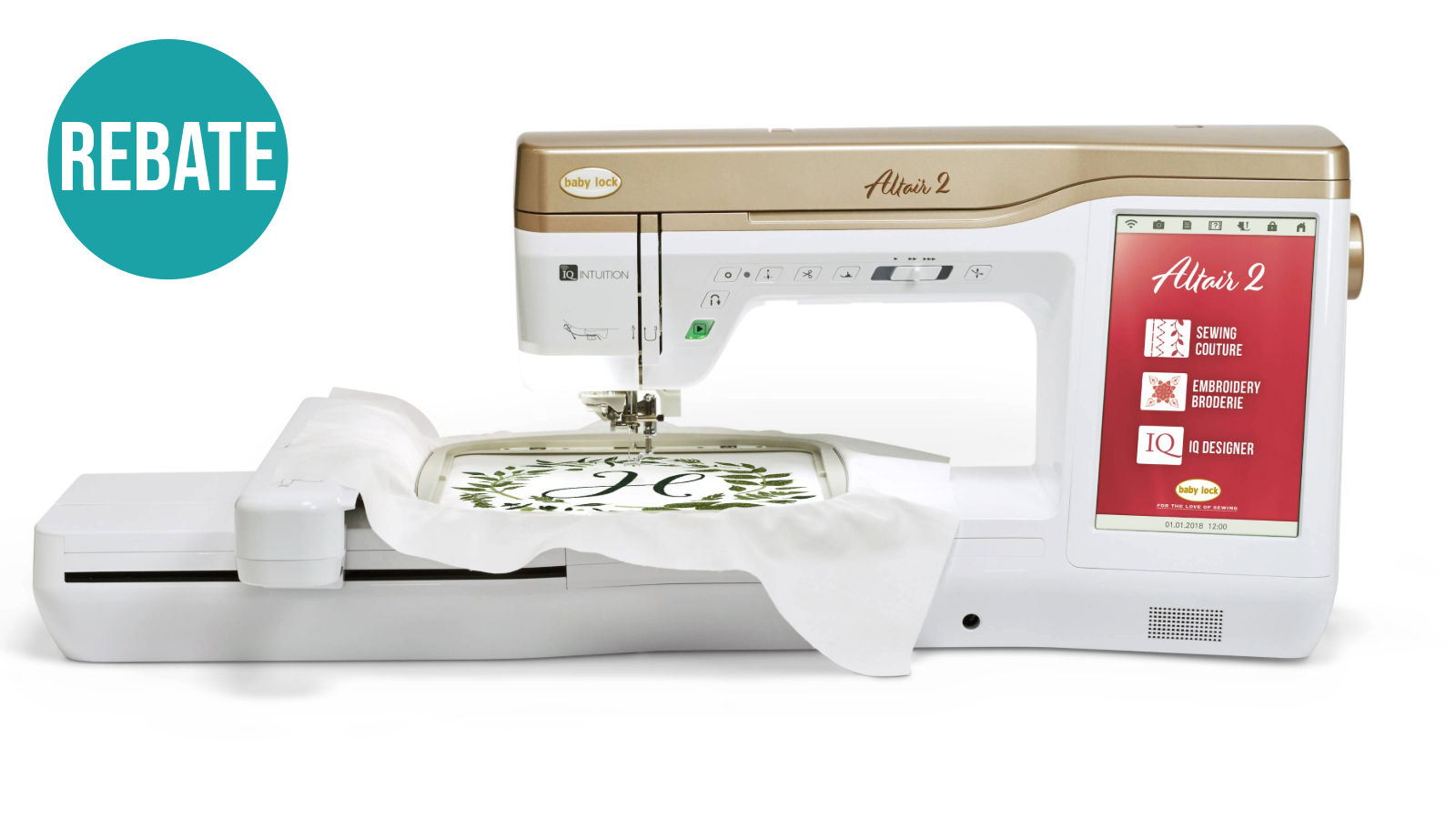 Baby Lock Altair 2 Embroidery and Sewing Machine Baby Lock
