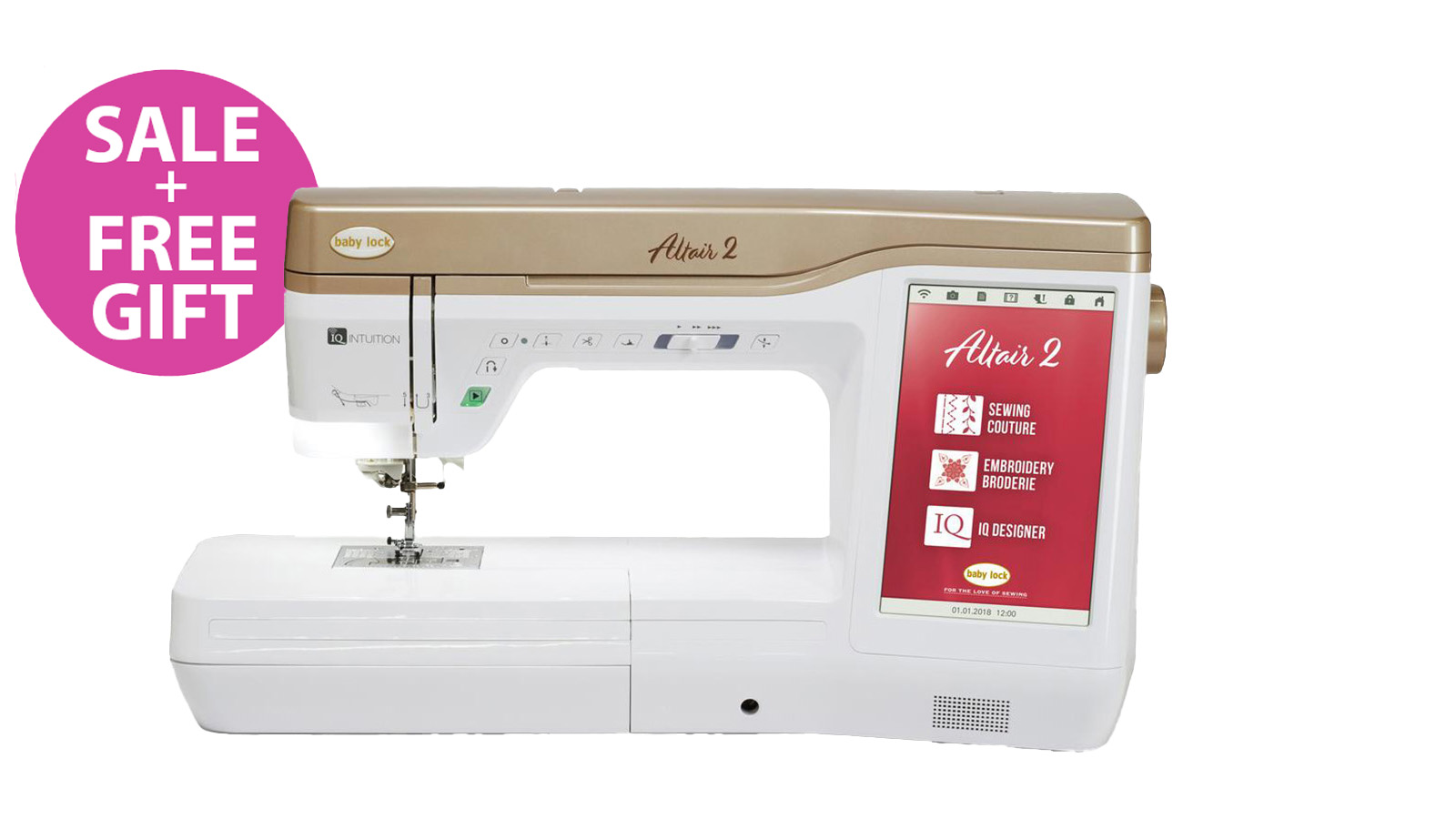 Altair 2 Embroidery and Sewing Machine Baby Lock