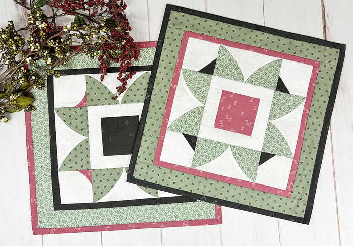 Baby Lock Gudrun Erla Winter Beauty Toppers- Quilt As You Go Kit 14-1/2In square