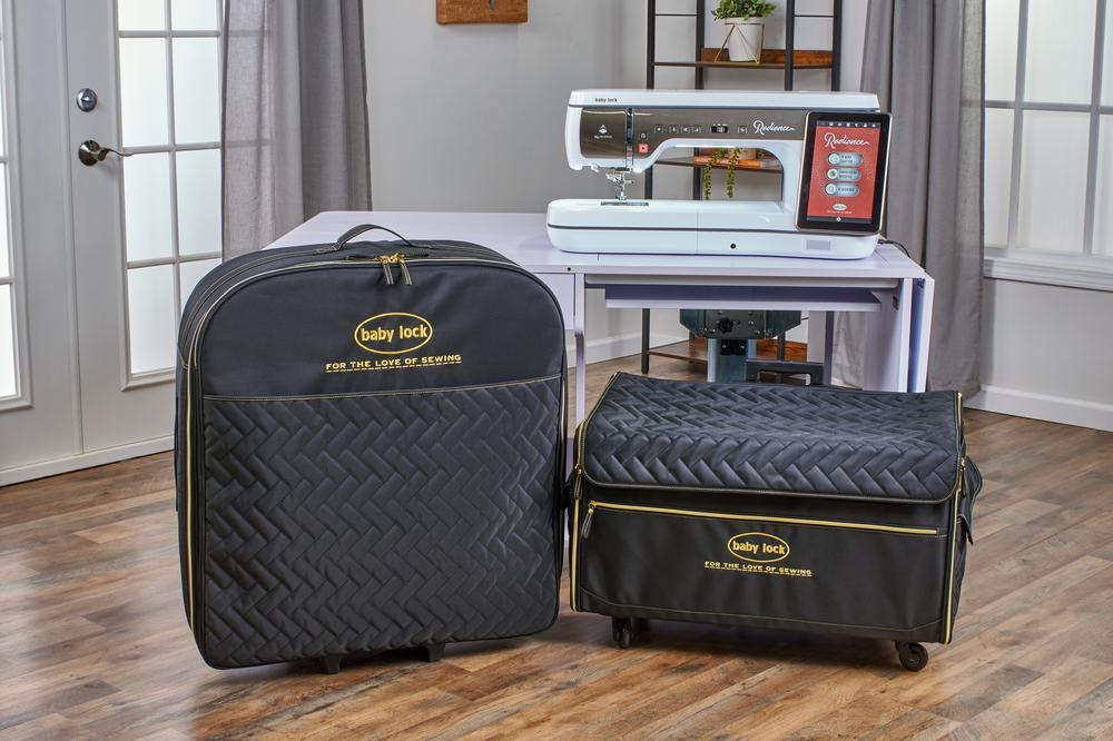 Baby Lock Quilted XL Trolley and Radiance Embroidery Unit Trolley