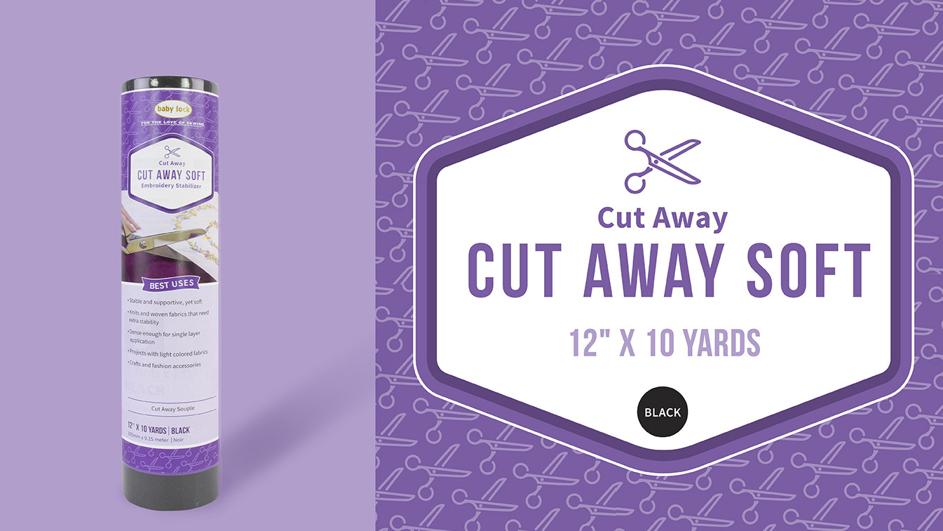 Cut Away Soft Stabilizer - 2.0 oz Medium Black
