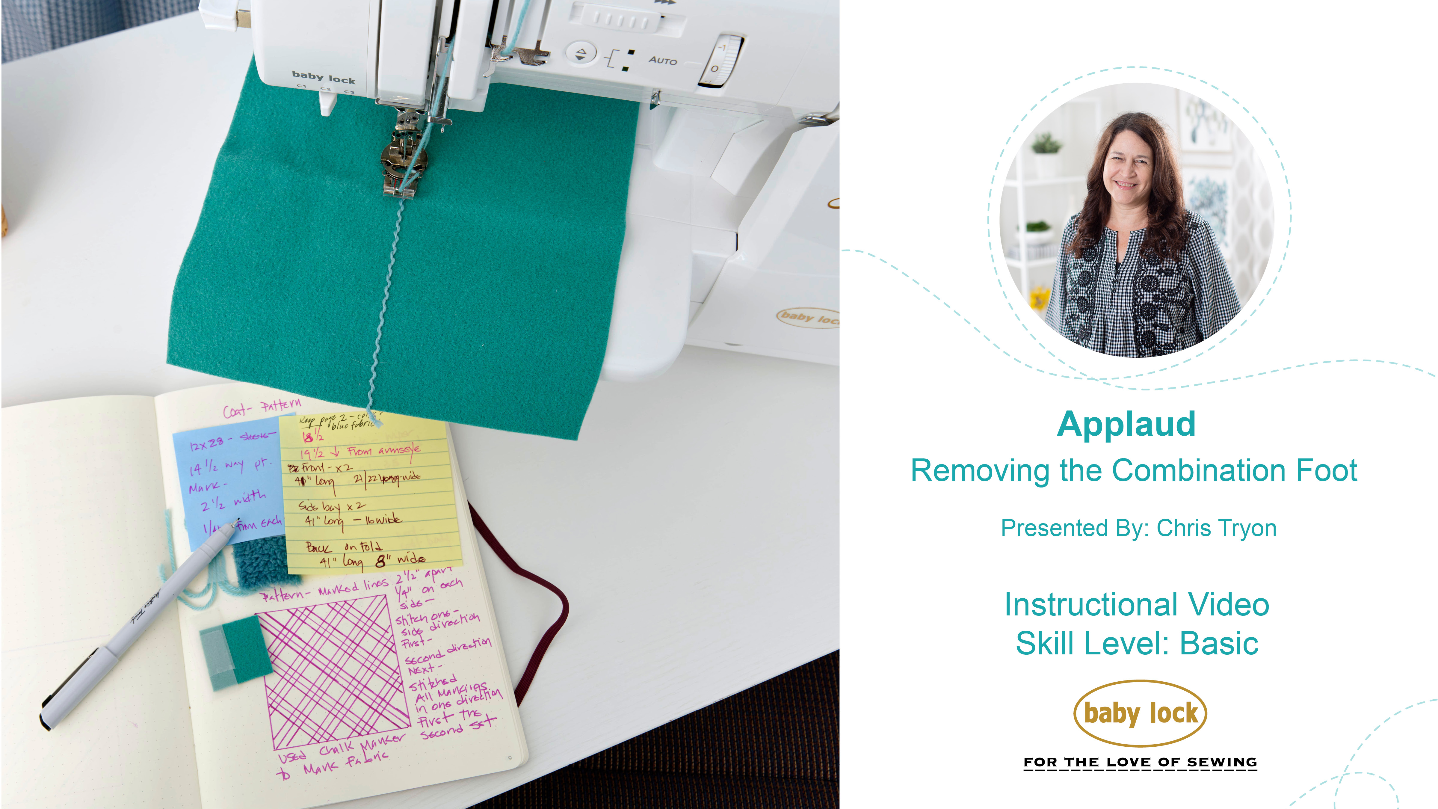 Applaud - Removing the Combination Foot 