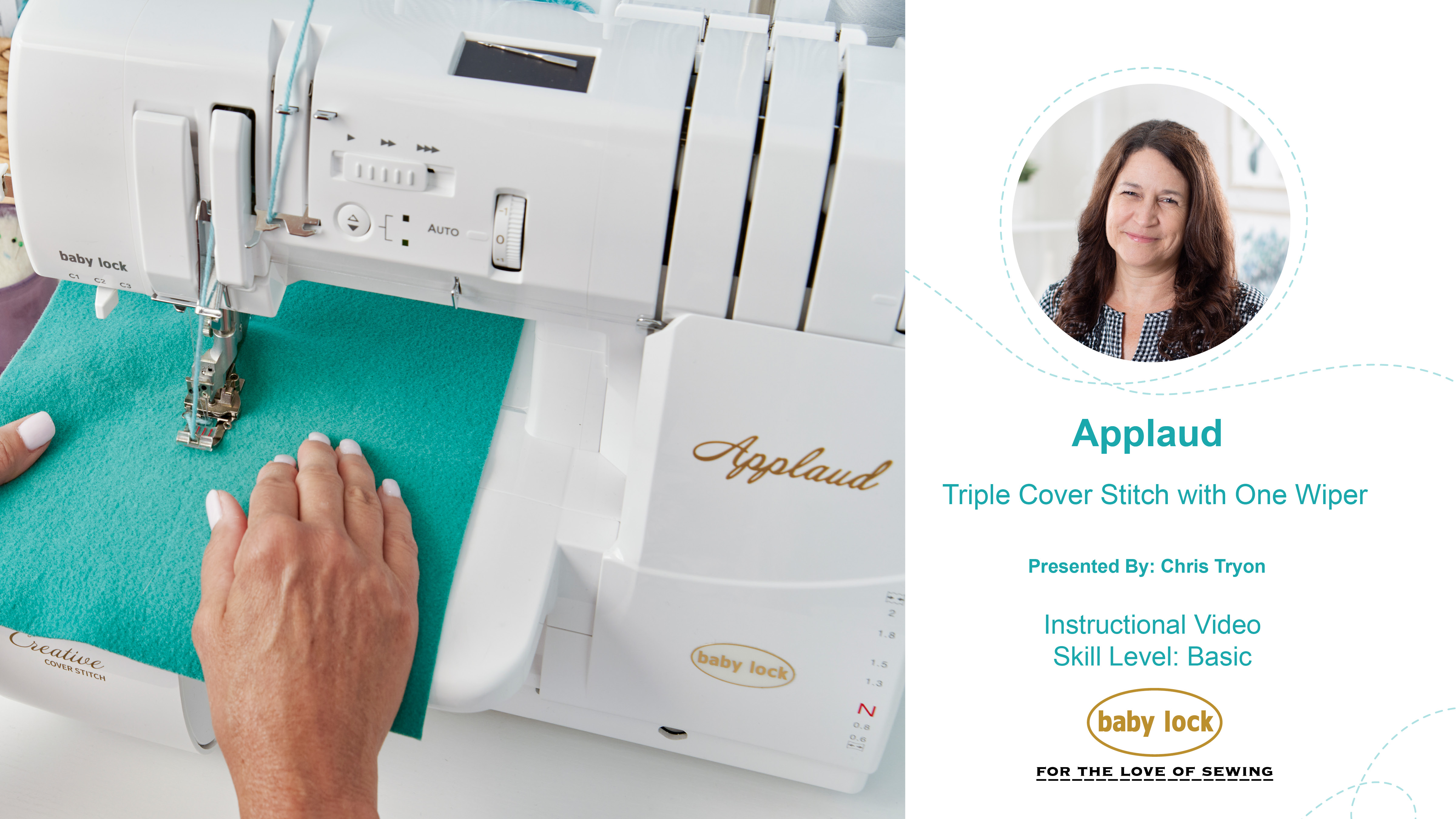Applaud - Triple Cover Stitch with One Wiper