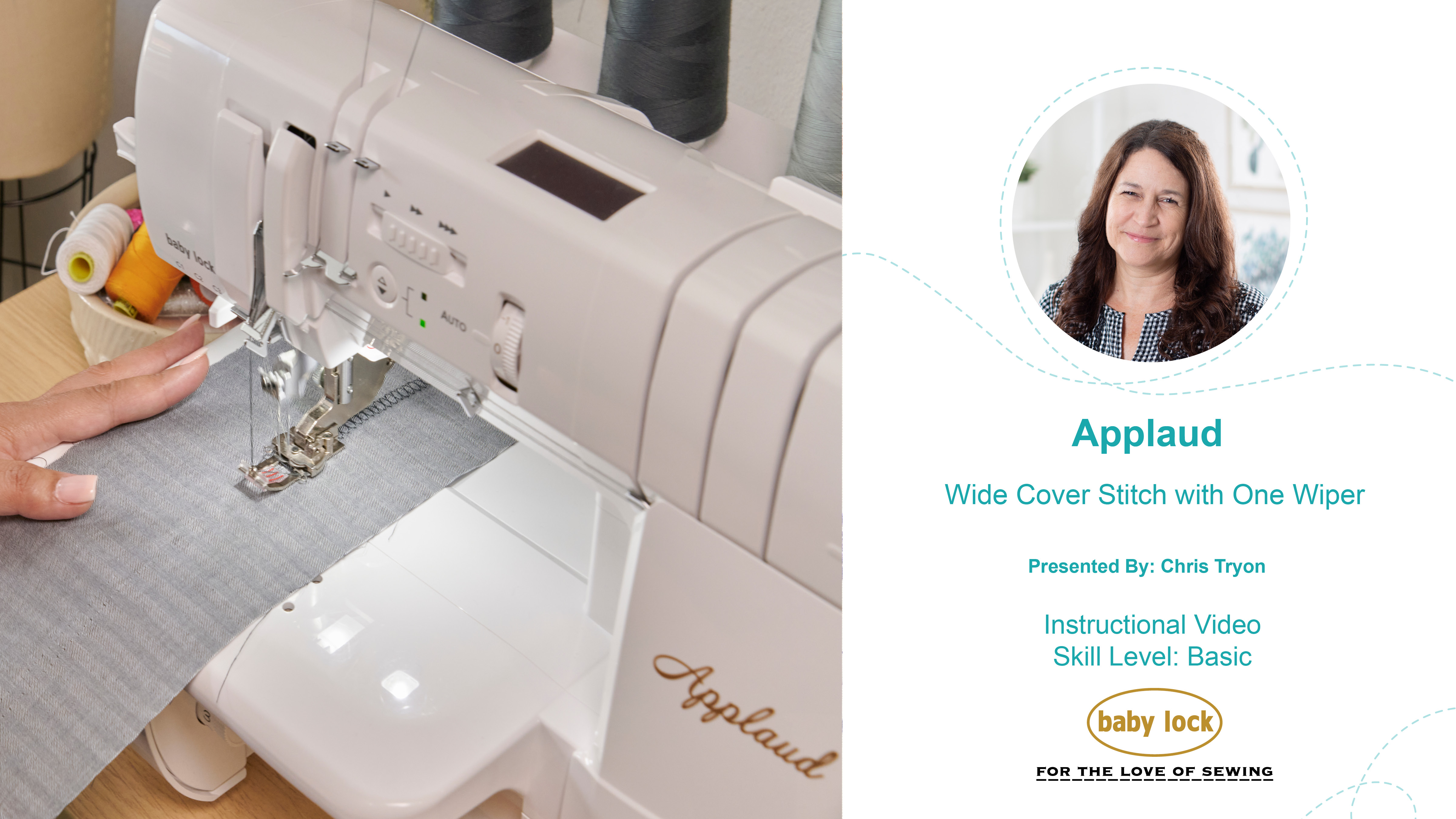 Applaud - Wide Cover Stitch with One Wiper