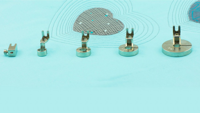 Ruler and Echo Quilting Foot Set