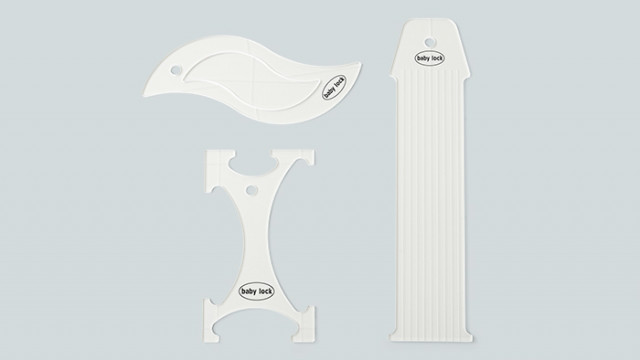 3/16" Basic Ruler Set- Low Shank