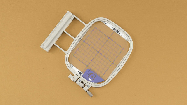 IQ Intuition Positioning Embroidery Hoop and Grid (4" x 4")