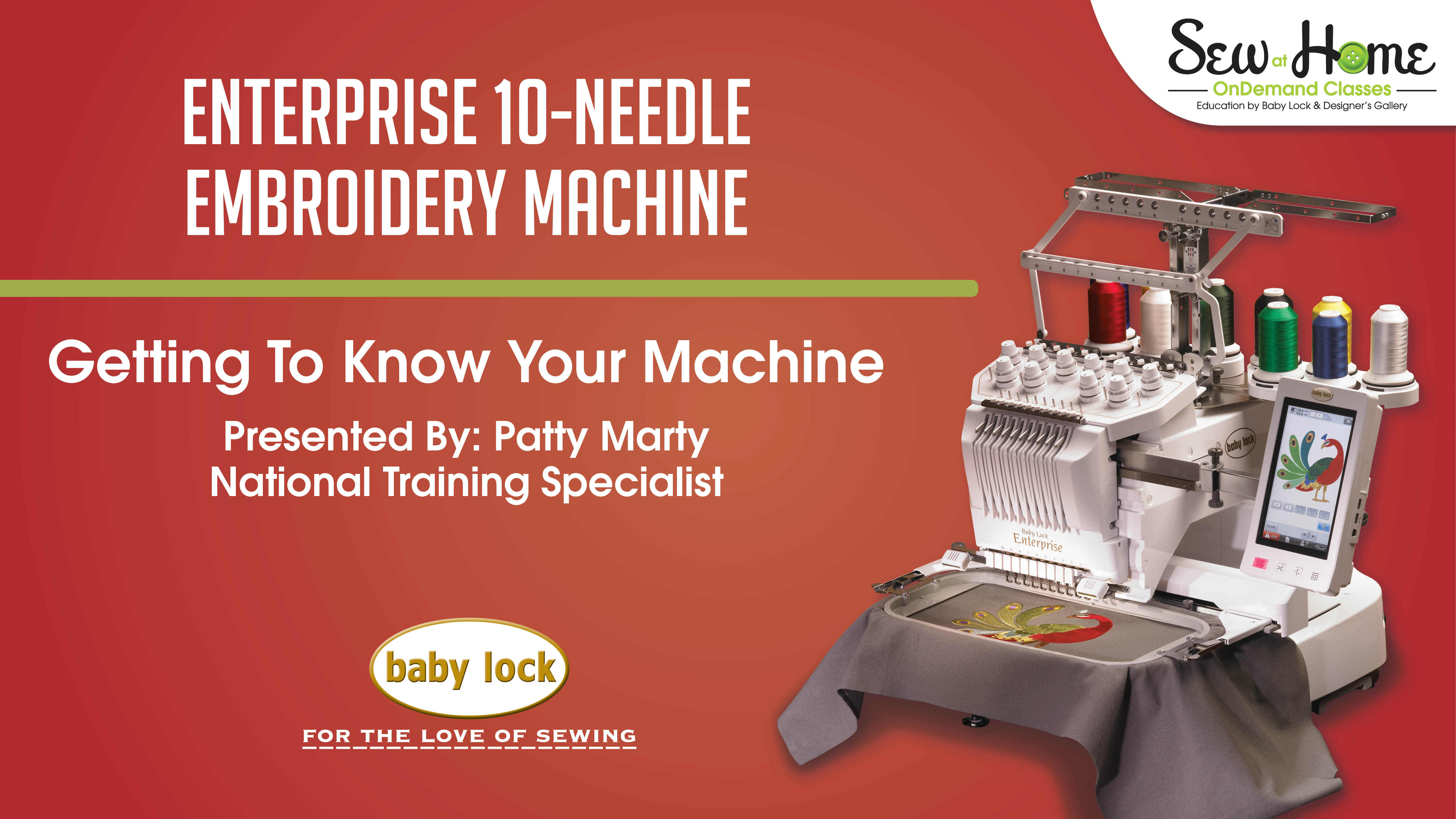 Baby Lock Getting to Know Your Ovation Serger VIDEO