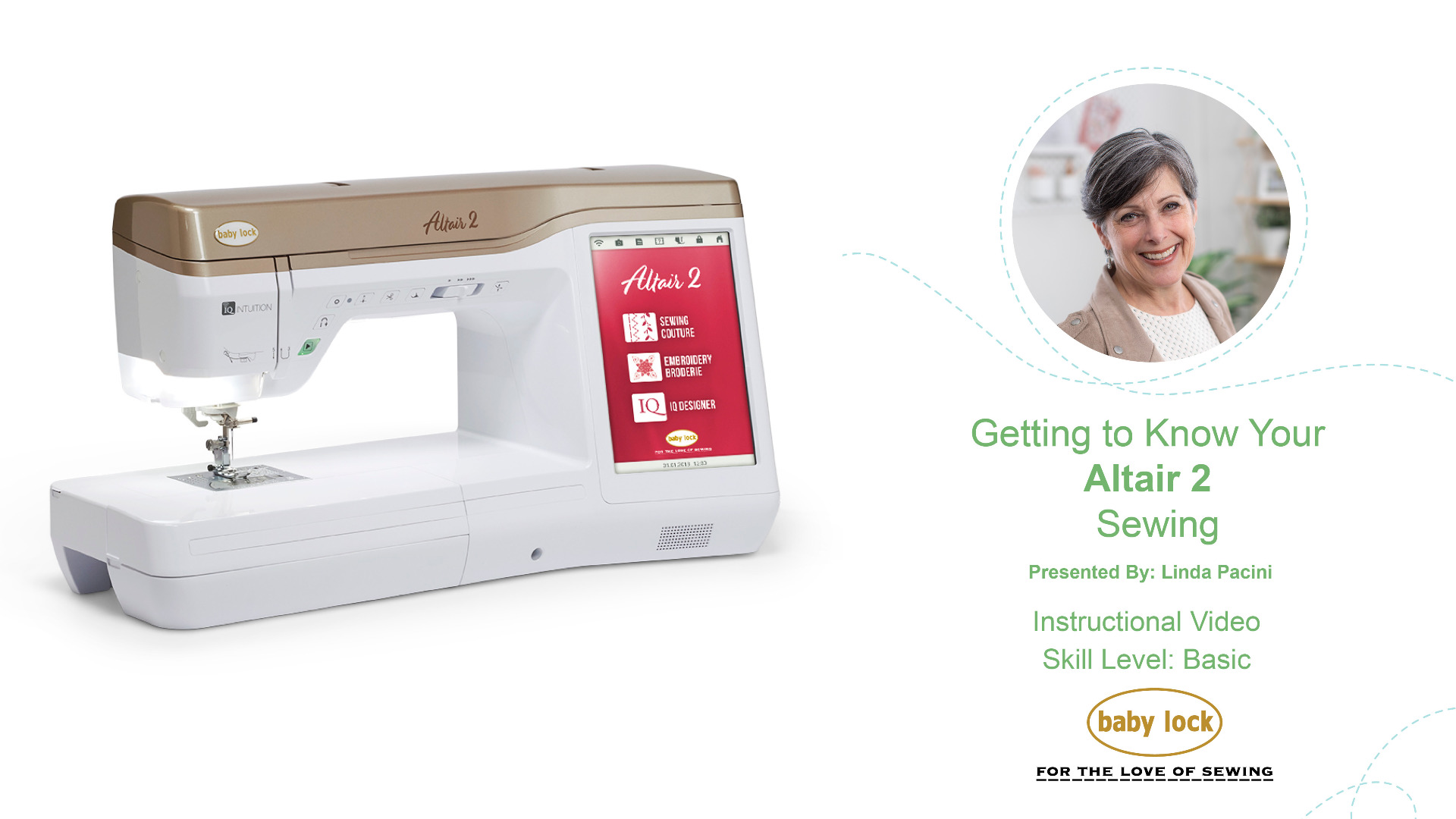 Baby Lock Altair 2 Sewing